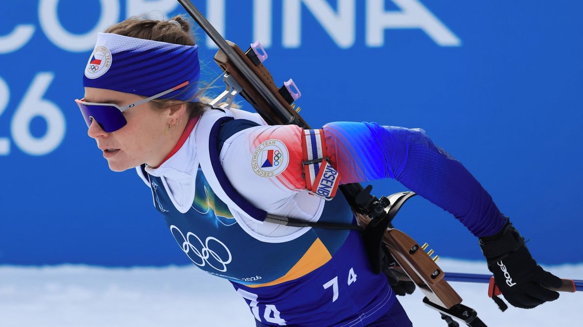 Poslední olympijský závod v životě skončil dojetím. Pohádkový konec, říkala česká biatlonistka